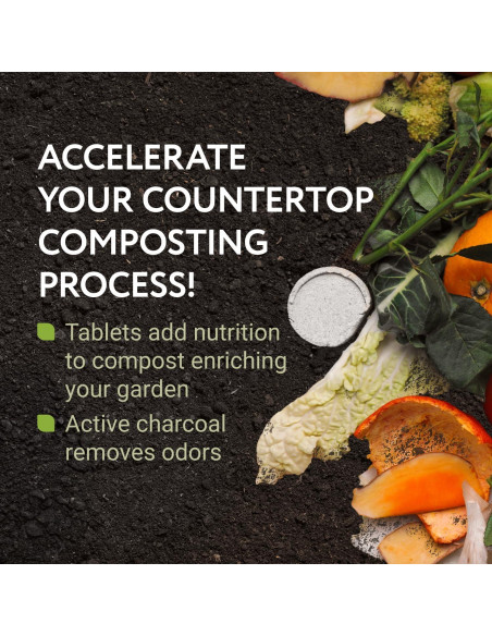 Juego de Compostaje Impresa para Lomi - 45 Tabletas + 2 Bolsas