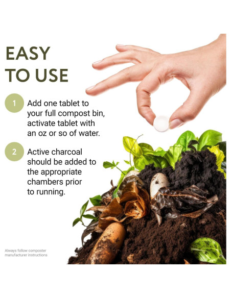 Juego de Compostaje Impresa para Lomi - 45 Tabletas + 2 Bolsas