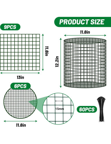 3 Contenedores de Compostaje de Gusanos U0U 30x30 cm