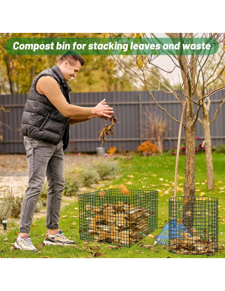 3 Contenedores de Compostaje de Gusanos U0U 30x30 cm