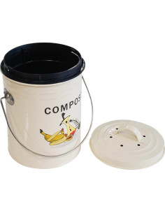 Cubo de Compostaje SOTECH 18,5x18,7x24 cm con Tapa 2