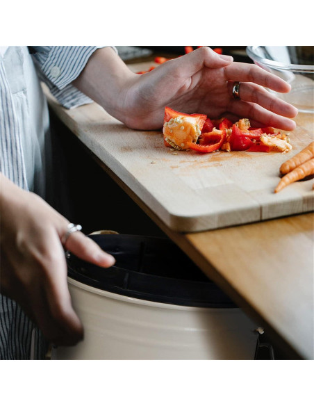 Cubo de Compostaje SOTECH 18,5x18,7x24 cm con Tapa