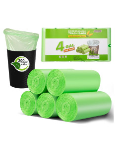 Bolsas de Basura Biodegradables Inwaysin 4 Galones 200 Pcs