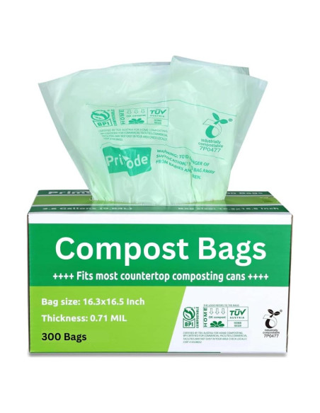 Bolsas Compostables Primode 2.6 Galones 300 Unidades
