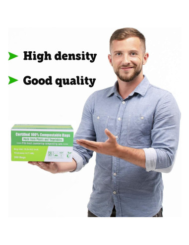 Bolsas Compostables Primode 2.6 Galones 300 Unidades