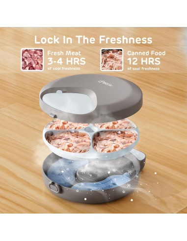 Alimentador Automático iPettie Zharko 4 Comidas Gato 226g