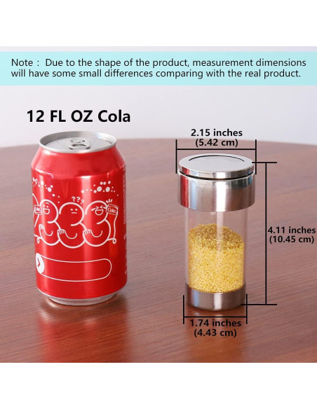 Shaker de Especias Newness Acero Inoxidable 110ml