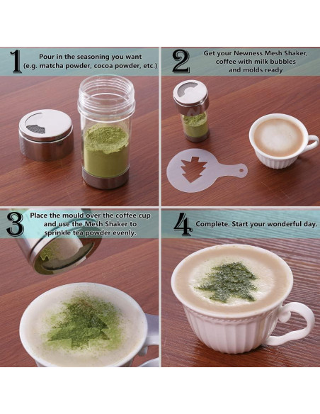 Shaker de Especias Newness Acero Inoxidable 110ml