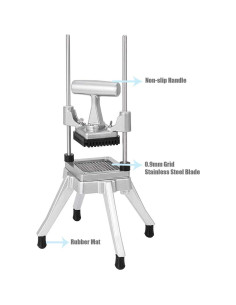 Cortador Comercial de Verduras Dreamlab 9mm Acero Inoxidable 2