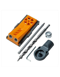 Kit Jig de Agujero de Bolsillo POWERTEC 71643, Broca 9.53 mm