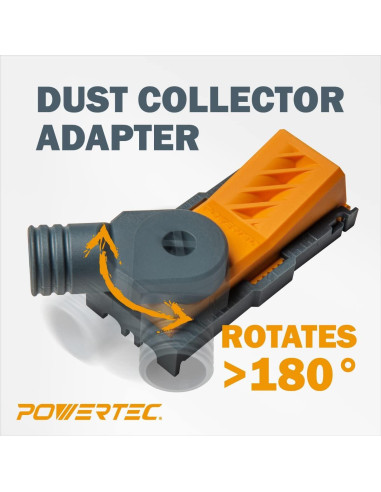 Kit Jig de Agujero de Bolsillo POWERTEC 71643, Broca 9.53 mm