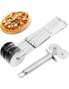 Cortador de Pastelería 5 Ruedas Tookie Acero Inoxidable 2