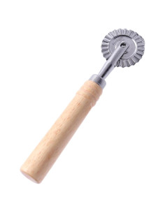 Rueda Cortadora de Masa LVOERTUIG con Mango de Madera 16x4cm