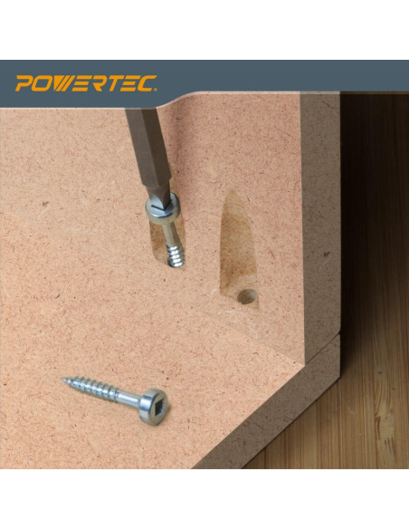 Kit Jig de Agujero de Bolsillo POWERTEC 71643, Broca 9.53 mm