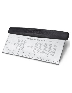 Raspador de Masa HULISEN 25,4 cm Acero Inoxidable Multifuncional