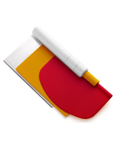 Raspador de Banco Chef'n - Juego de 3 Piezas de Acero y Plástico