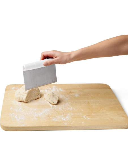 Raspador de Banco Chef'n - Juego de 3 Piezas de Acero y Plástico