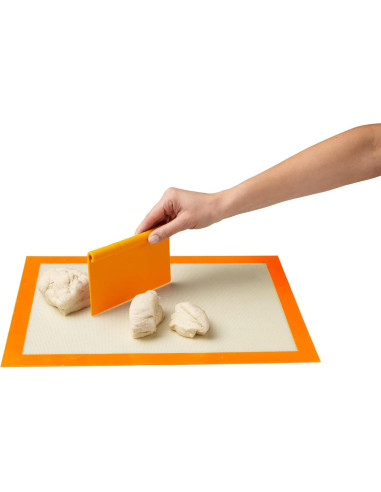 Raspador de Banco Chef'n - Juego de 3 Piezas de Acero y Plástico