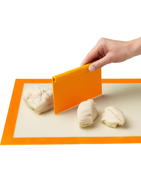 Raspador de Banco Chef'n - Juego de 3 Piezas de Acero y Plástico