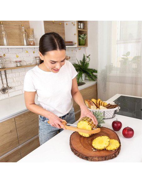 Cuchillo de Pan TYOARO de Madera Cereza 41 cm Serrado