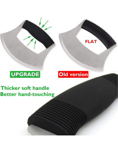 Cortador de Pizza Ulu KEISSCO Acero Inoxidable 16.5 cm 2