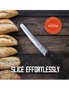 Cuchillo de Pan Mercer Culinary M23210 25,4 cm Bisel Ondulado 2