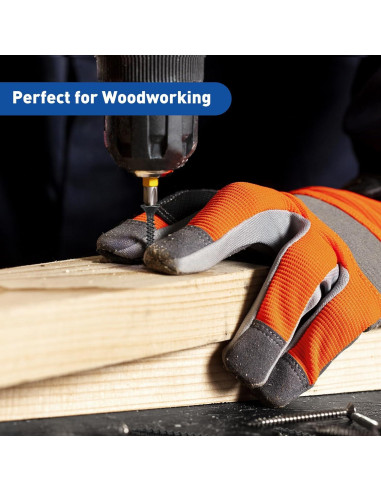 Kit de Tornillos para Drywall Innofy 108 Piezas 6 Tamaños Negro