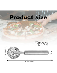 Juego de 2 cortadores de ravioli Gosknor de acero inoxidable 2
