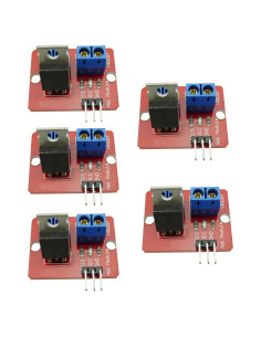5 Módulos Controlador MOSFET IRF520 0-24V 5A PWM Ferwooh