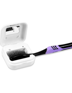 Soporte Limpiador de Cepillo de Dientes Bopie Blanco 2