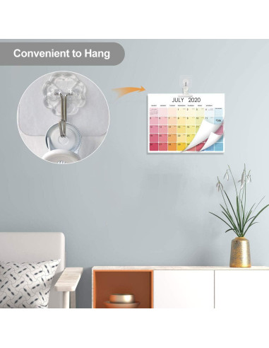 Clips de Bull Grandes Coideal - Paquete de 12 Blancos 6,35 cm