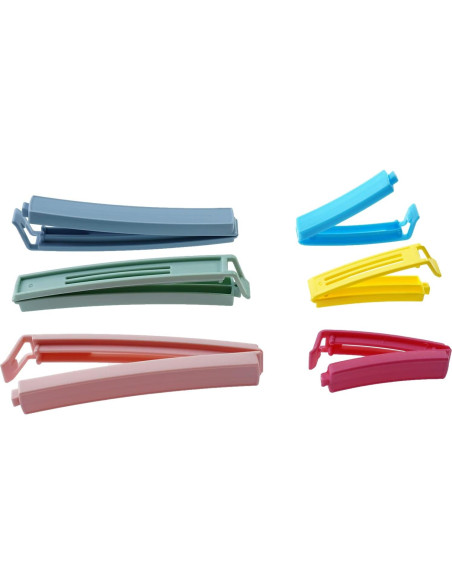 30 Clips de Sellado de Plástico Yarall para Alimentos