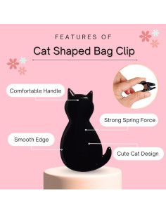 Set de 6 Clips de Gato LOVE LOVE JAPAN para Bolsas 2