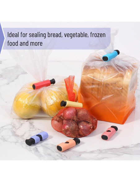 Clips para bolsas de pan Mr. Pen, set de 10, plástico