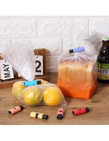 Clips para bolsas de pan Mr. Pen, set de 10, plástico