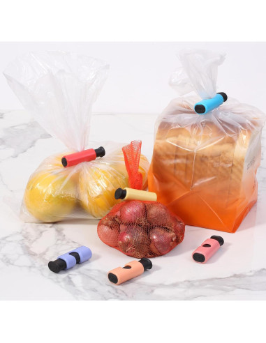 Clips para bolsas de pan Mr. Pen, set de 10, plástico