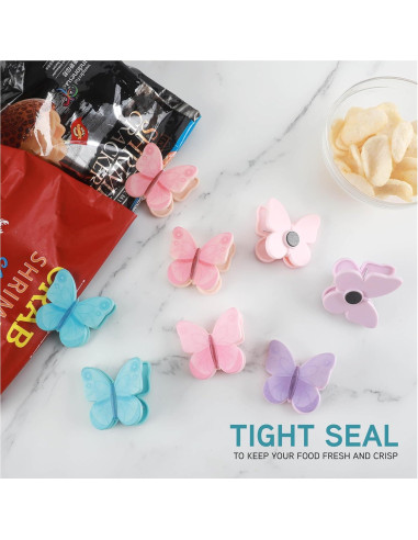 Clips Magnéticos COOK WITH COLOR Mariposa Paquete de 8