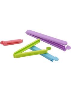 12 Clips de Sellado Aiamo para Bolsas de Comida Multicolor 2