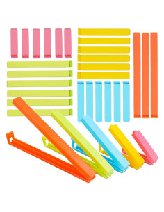 Clips de Sellado de Bolsas FOIMAS - 27 Piezas, 5 Tamaños