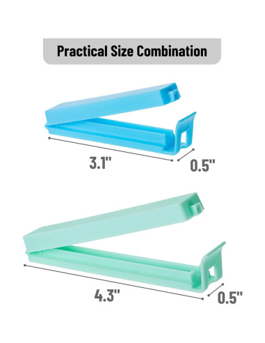 Clips para sellar bolsas de comida Mr. Pen, 32 piezas, 2 tamaños