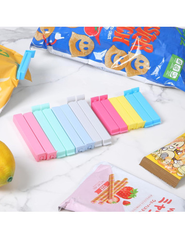 Clips para sellar bolsas de comida Mr. Pen, 32 piezas, 2 tamaños