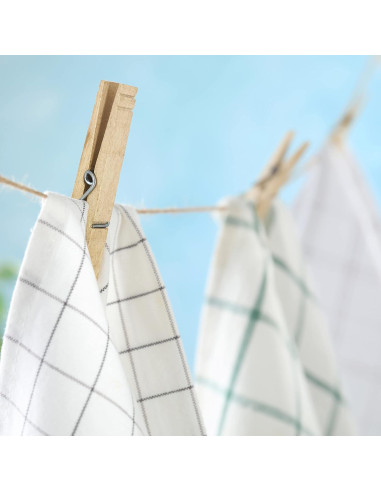 Pinzas de Madera Clorox - Paquete de 50 Clips Resistentes