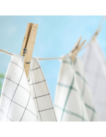 Pinzas de Madera Clorox - Paquete de 50 Clips Resistentes