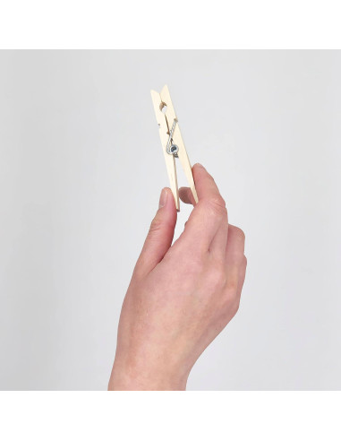 Pinzas de Madera Clorox - Paquete de 50 Clips Resistentes