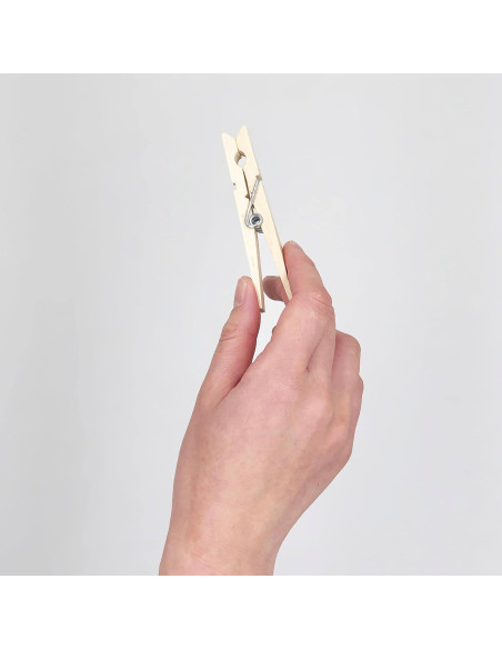 Pinzas de Madera Clorox - Paquete de 50 Clips Resistentes