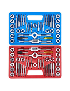 Juego de 80 Piezas de Machos y Matrices KOOPOOL Métrico y Estándar