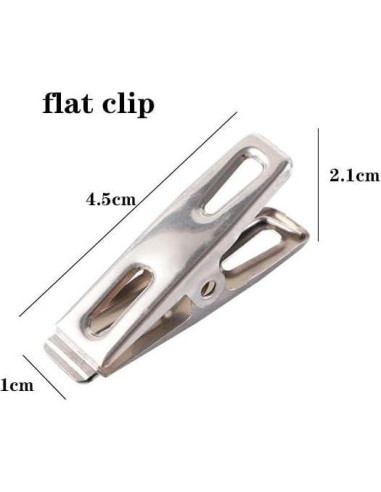 20 Clips de Metal para Ropa Kopida - Pinzas Reutilizables