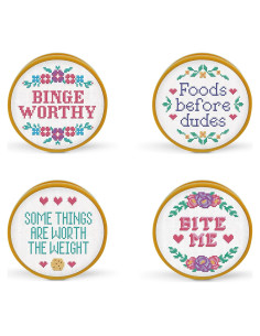 Set de 4 Clips para Bolsas Genuine Fred IN STITCHES