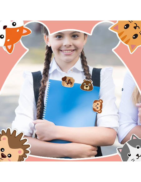 24 Clips para Bolsas de Alimentos Crtiin Animales 4 cm