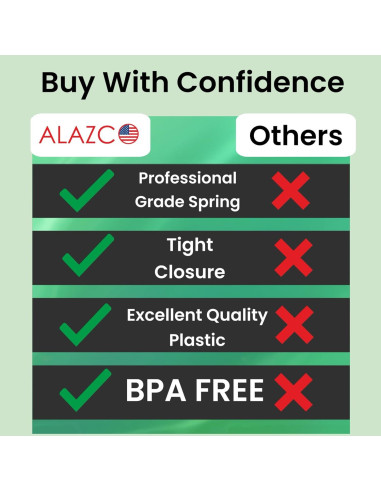 Set de 6 Clips para Bolsas ALAZCO Sin BPA Antideslizantes